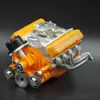 Modelo de adorno de motor - Amarillo