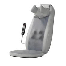 Red Light 3D Kneading Massage Cushion Full Body Shiatsu Massage Chair for Back Pain Relief for Home Office Chair Car Seat Red