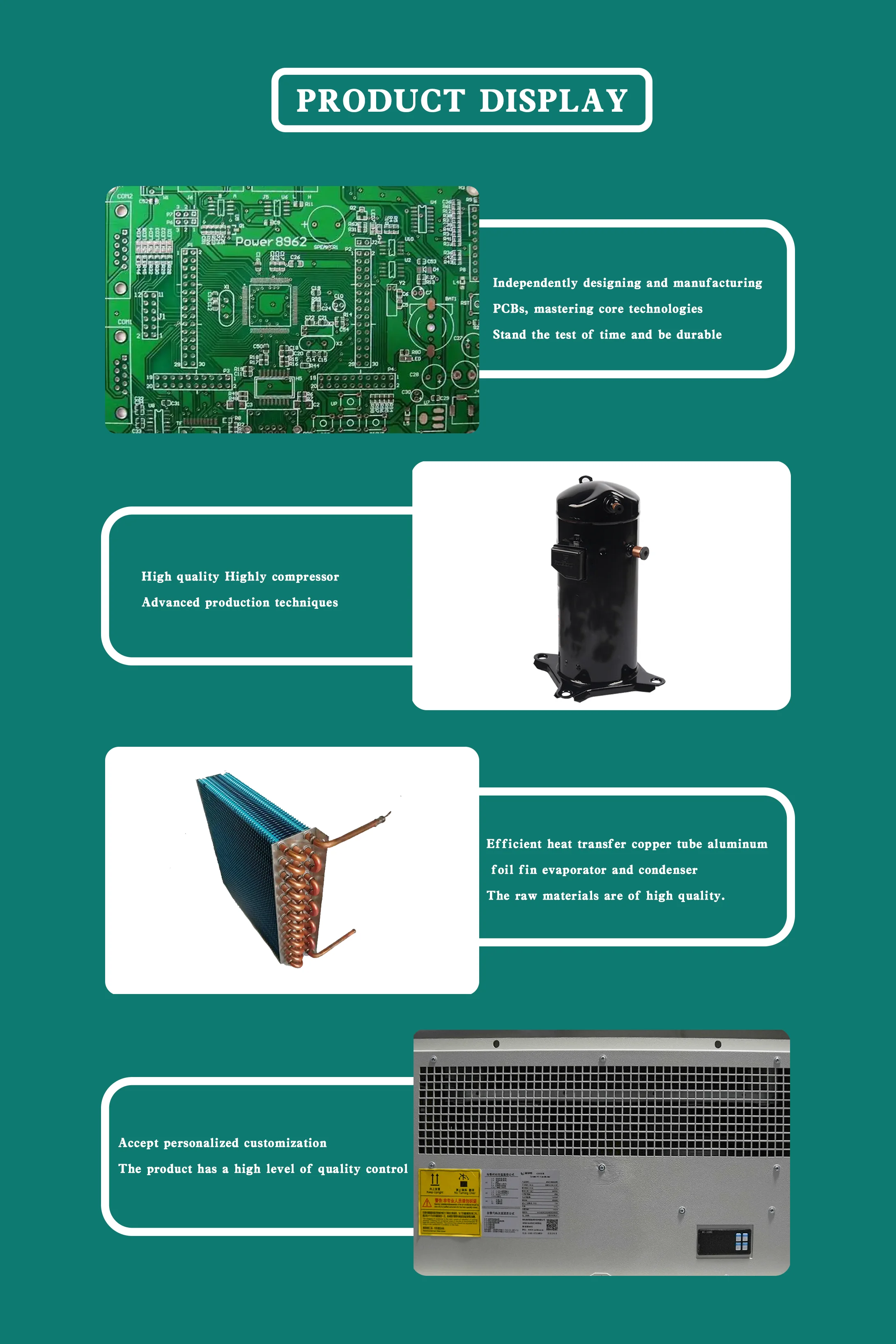 Cabinet Air Conditioner, 5000W, IP55, IP56 - detail 4