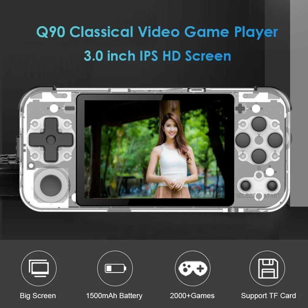 Powkiddy Q90 Handheld Game Players - Android Gaming Nostalgia