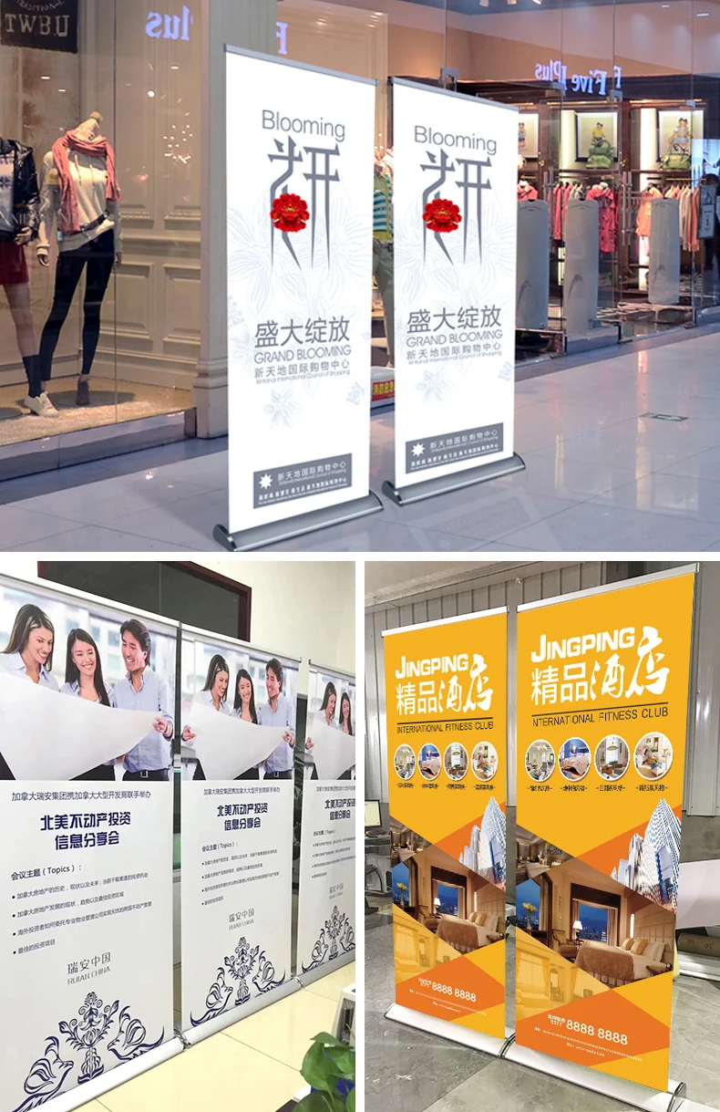 Wholesale Roll Up Banner Display Stand For Promotional Sale Advertising