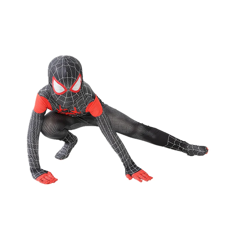 Custom Children Superhero Costume Halloween Cosplay Suit Spider Man ...