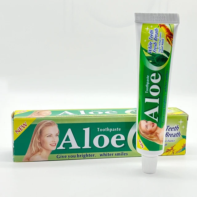 New Product Travel Toothpaste Fresh Breath Aloe Vera Flavoured Toothpaste Pasta Dental