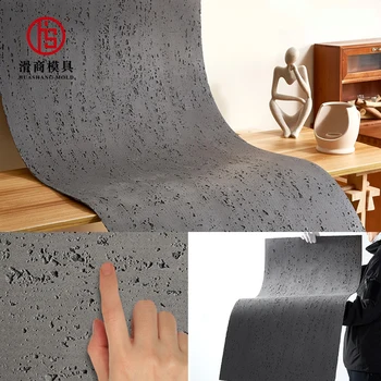 Waterproof & fireproof bendable flexible tile mcm golden travertino bendable flexible wall tile