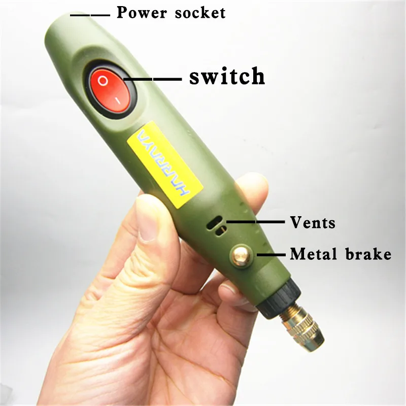 12V Mini Electric Grinder Tool P500-8 for Grinding, Polishing & Carving ...
