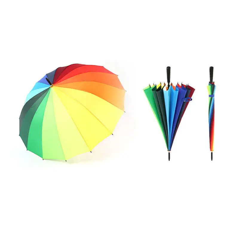 large rainbow patio umbrella ACXZ 240cm Outdoor Beach Garden Umbrella Parasol, Iron Round Market Table Umbrella for Lawn/Pool/Backyard, 16 Ribs (Without Base) : Patio, Lawn & Garden Sit and enjoy beach or nature with our beach umbrella Hcman 7.5 ft. Large Heavy