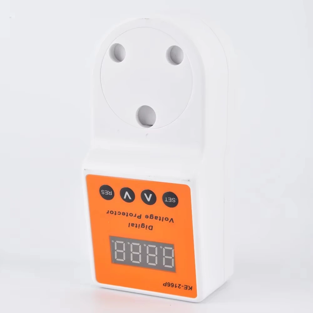 Refrigerator Voltage Protector with Adjustable Range, Automatic Recovery, Digital Display, Home Protection