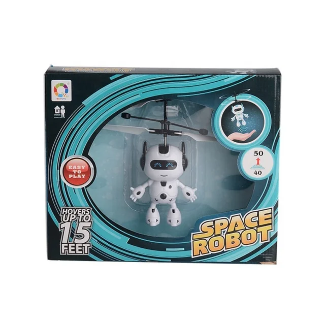 1 ensemble de jouet volant robot volant jouet infrarouge induction jouet  volant enfant jouet @bugu