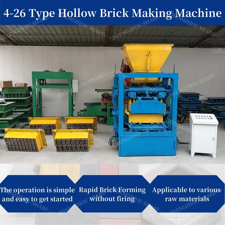 High Quality 4-26 Block Making Machine Hydraulic Cement Solid Hollow Brick Making Machinery