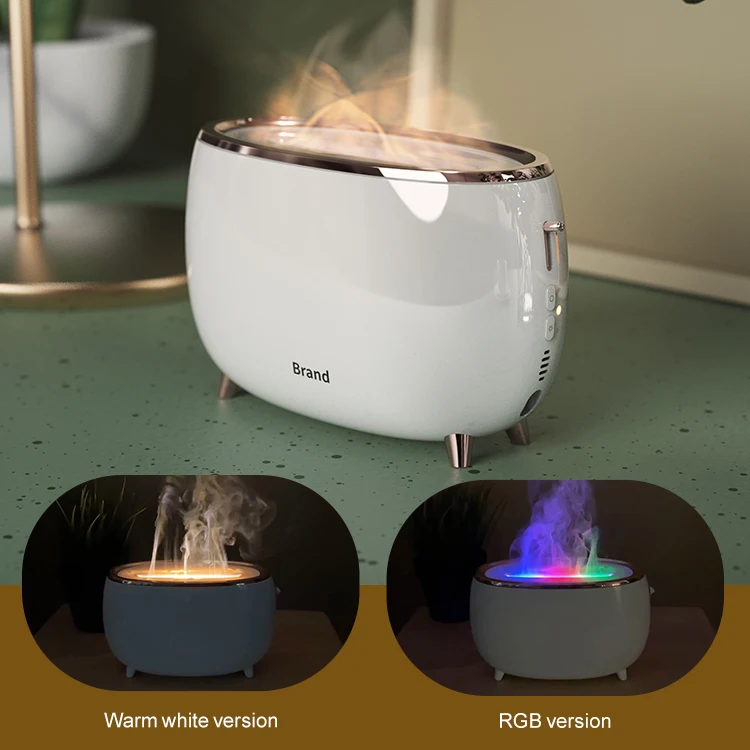 200ml New Essential Oil  Aroma Diffusers Ultrasonic USB Diffuser Flame Humidifier