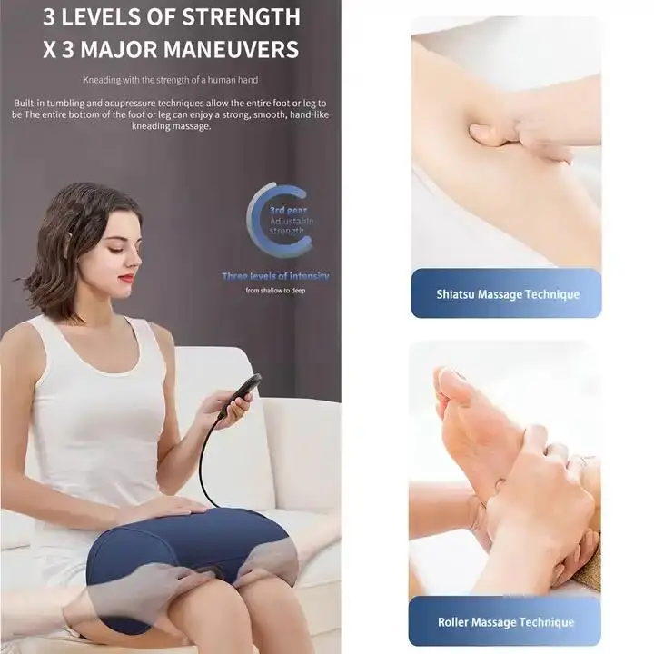Knee Blood Circulation Manual Electronic Reflexology and Relaxation Shiatsu Japanese Vibration Foot Massager for Neuropathy