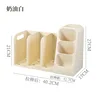 Bookend Pen Holder - Cream White
