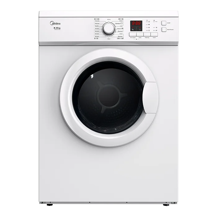 Portable Capacity 10kg Front Load Tumble Dryer 55rpm Spin Speed Clothes