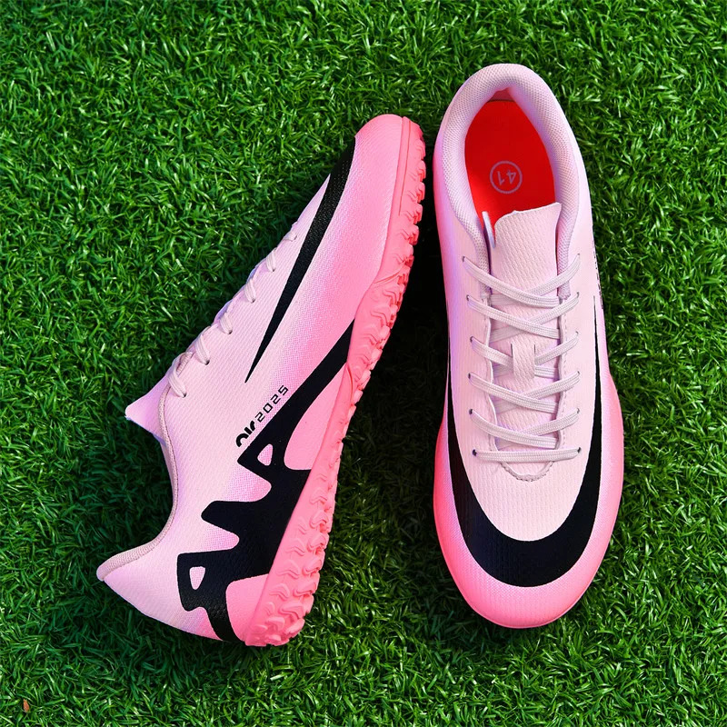 2024 Turf Indoor Soccer Shoes, Pink Football Boots