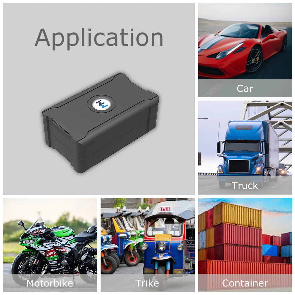 China's Disposable GPS Tracker Bike Computer with LBS Positioning Mode PC IOS App Tracking for Motorcycle Truck Vehicles