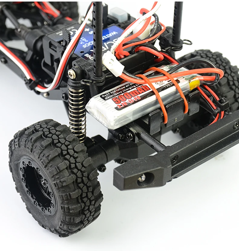 HSP RGT 1/24 RC Rock Crawler off-Road Truck RTR - Green, Gray, Red