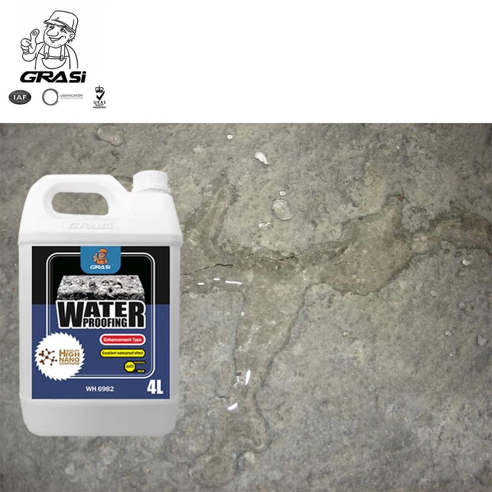 WH6982 Microcement Resin Coating Building Grasi Nano Technology Concrete Polymer Waterproofing Siloxane Impregnant