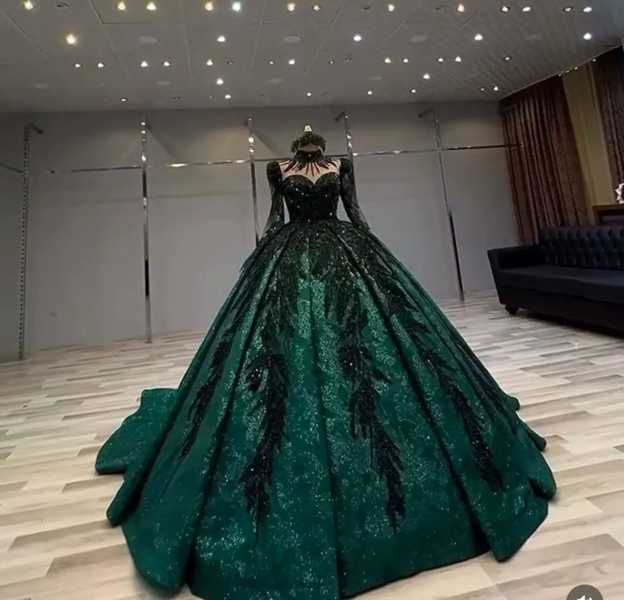 dark green tutu dress Professional Green Emerald Green La Esmeralda Romantic Ballet TuTu Cos –  UniqueBallet main image 1