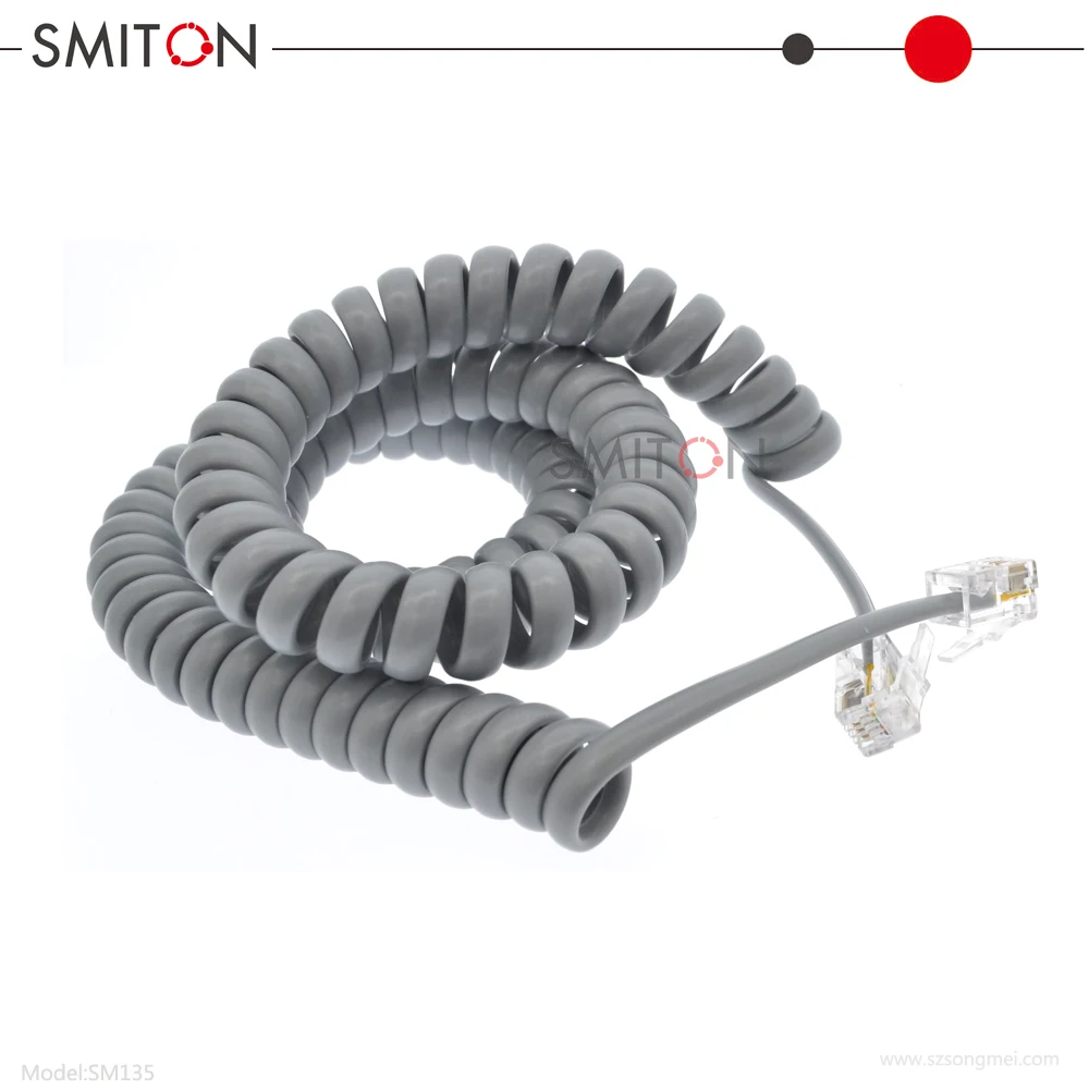 Câble Téléphonique RJ10 RJ9 RJ22 4P4C - Longueur 5m - Droit Ou Croisé - Pour Téléphones Fixes