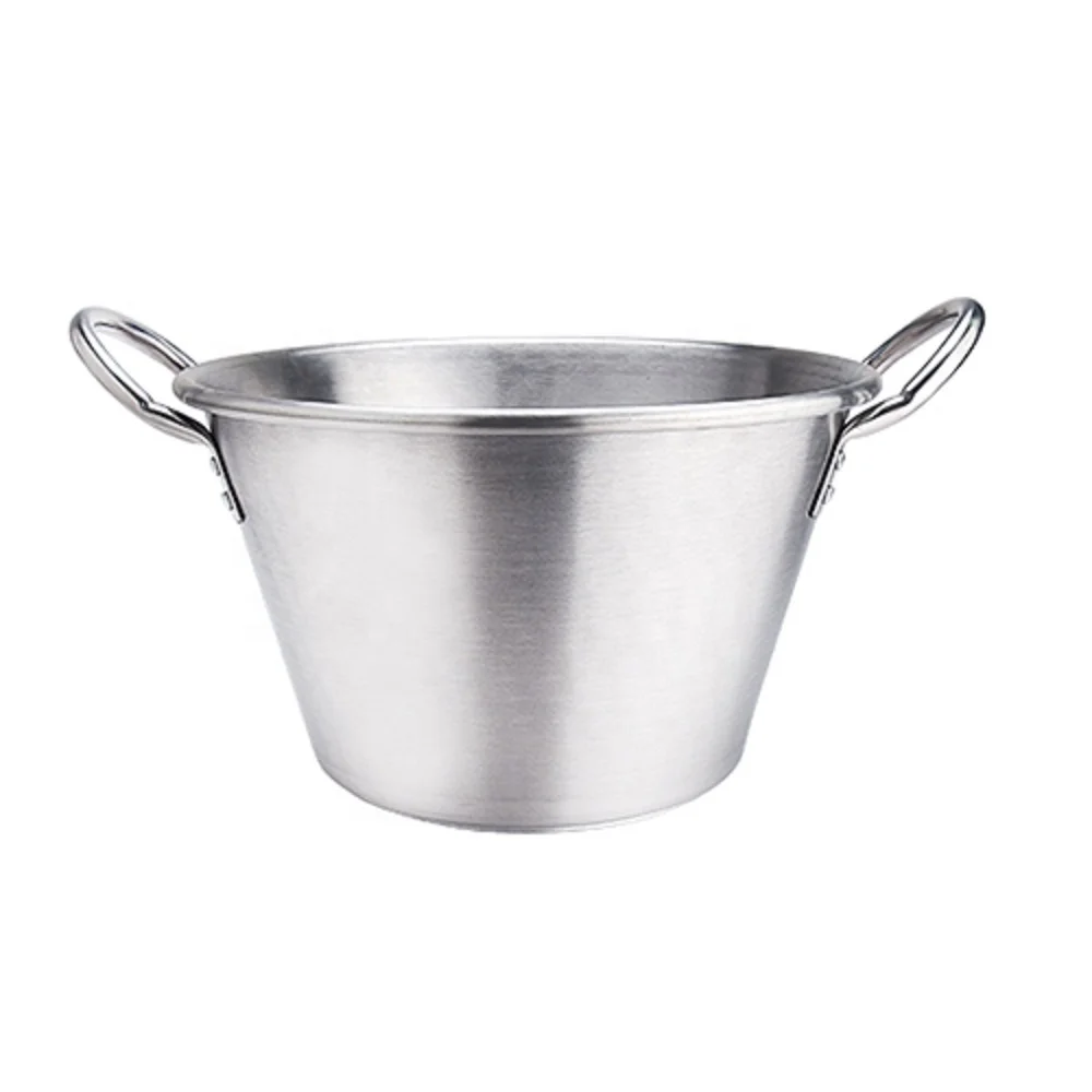 21 Inch Lightweight Stainless Steel Cazo for Outdoor Camping Carnitas Hanging Classic Traditional Tacos