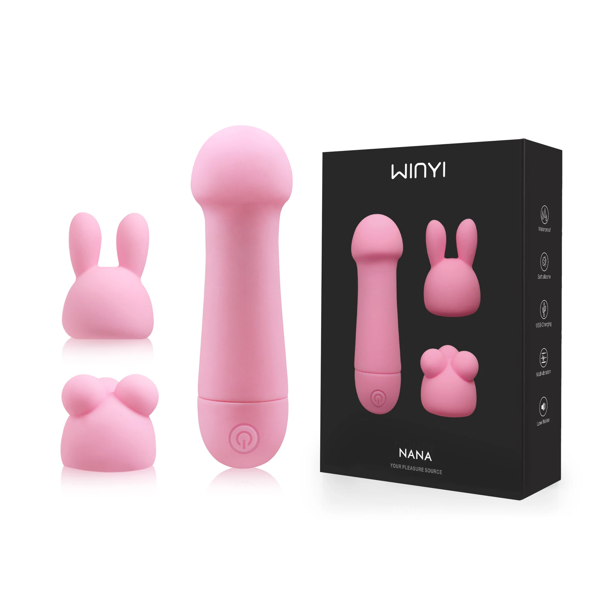 vino sex toy VeDO Vino Rechargeable Vibrating Sonic Vibe Pink