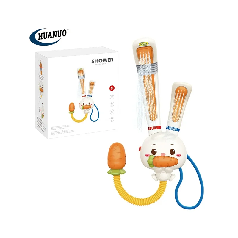Jouet De Douche Lapin électrique - 2 Pommes De Douche, 3 Modes, Amusant Pour Bain Enfants - 13