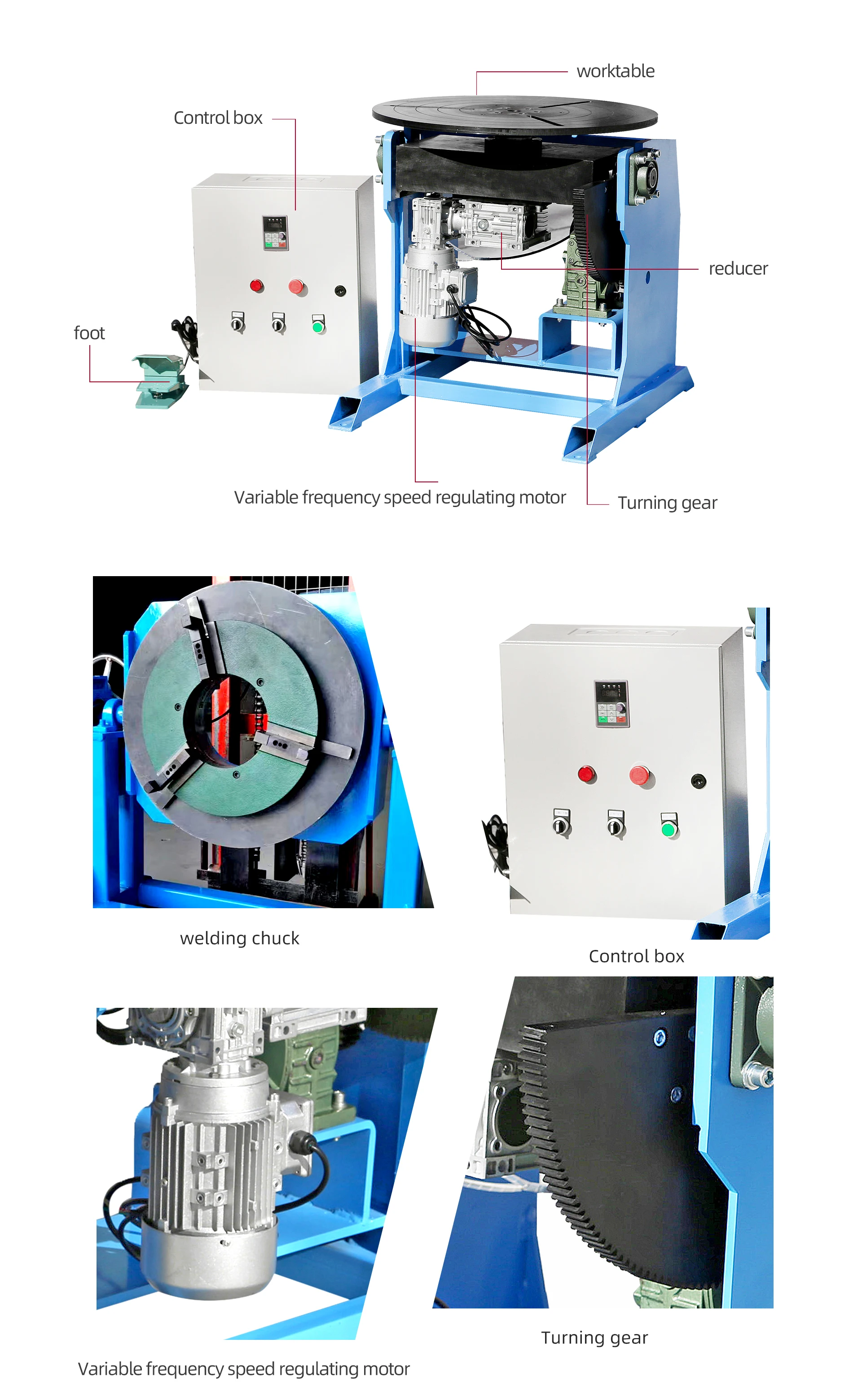 600KG 500kg Robot Positioner welding Servo Precision Positioning Turning Table
