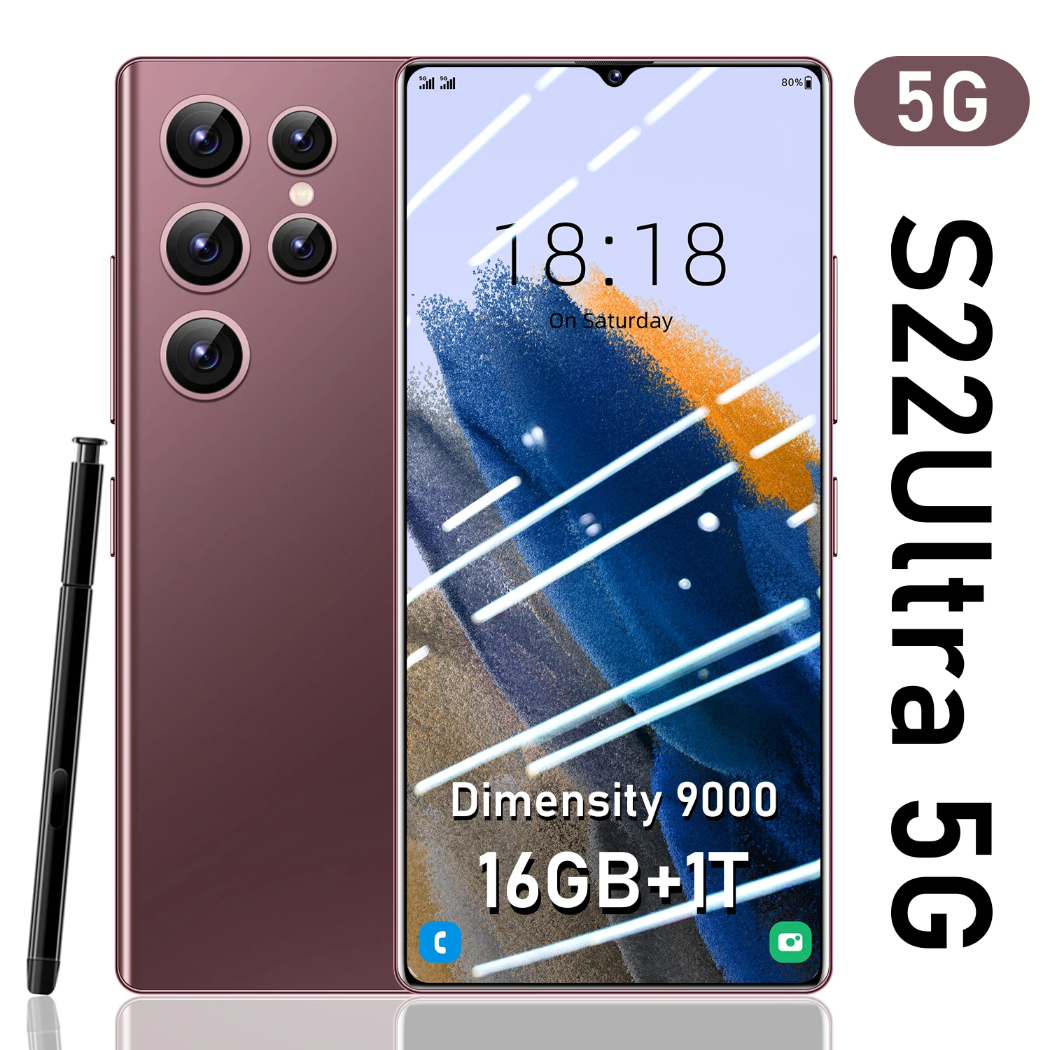 Unlocked Endnote X9 X20 S22 Ultra - High Quality Android12.0 