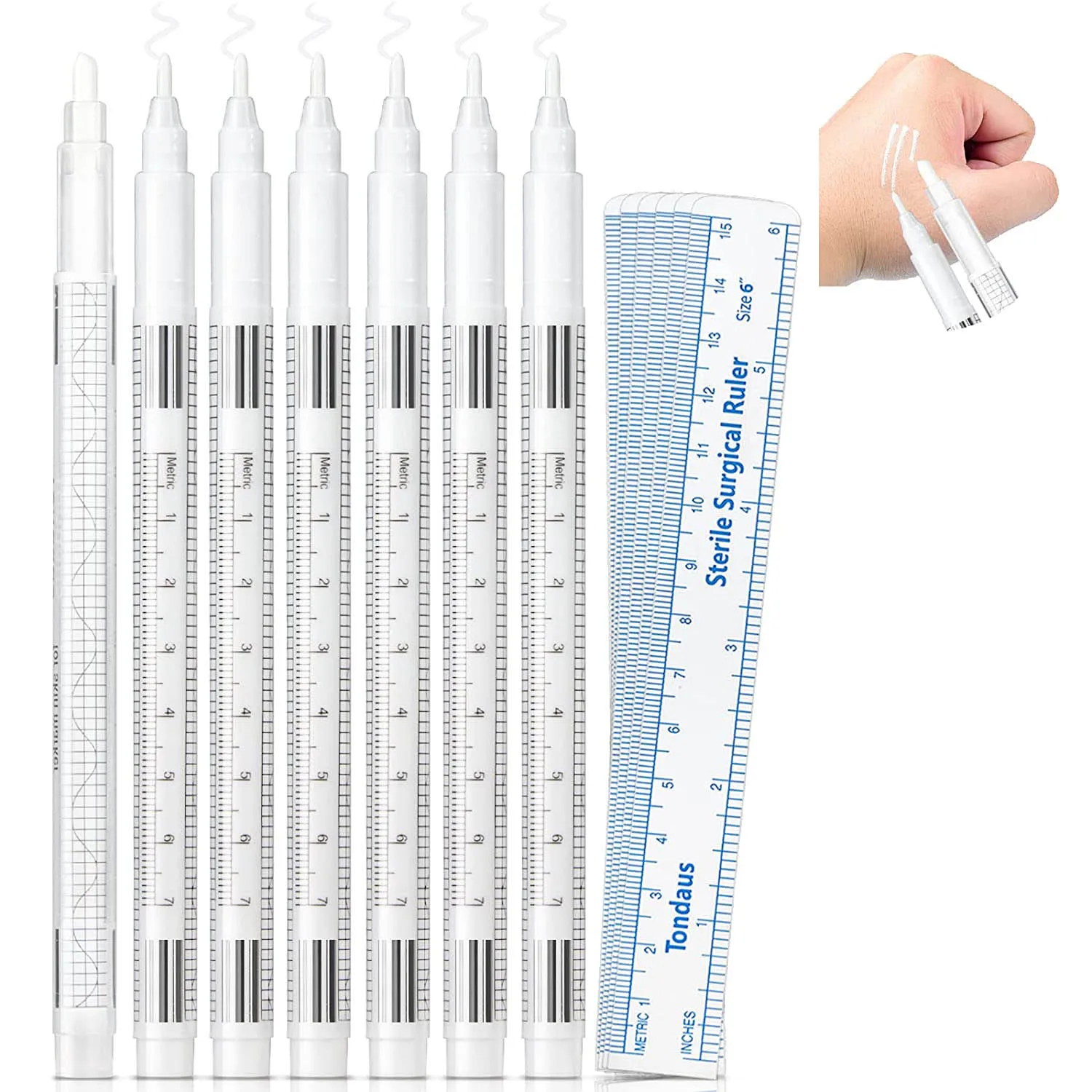 White Ink Tattoo Surgical Marker Pen for Tattoo Permanent Makeup