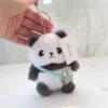 Blue shoulder bag panda