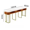 Orange Triple Manicure Table, 180*40*78cm
