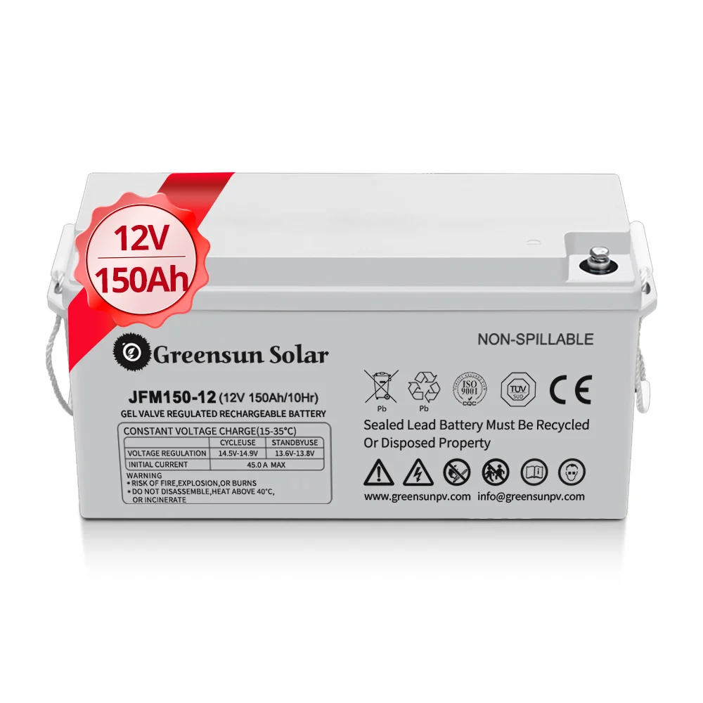 Deep Cycle Solar Gel Battery 12V 250Ah 200Ah 100Ah 150AH 120AH Lead Acid Agm Varta Gel Battery China Manufacture