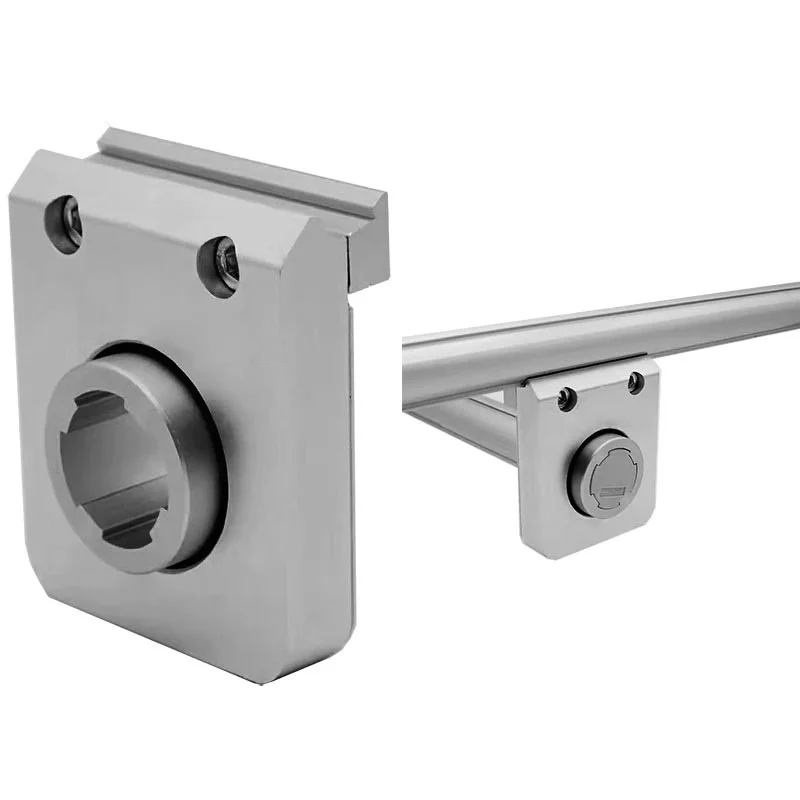 Single-sided Rotary Connector Third-generation Aluminum Alloy Square Shape Grade 1000 Series Lean Pipe Connection Accessories