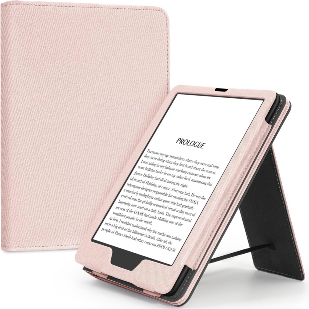 Funda Protectora Ultrafina de Cuero PU para Kindle Paperwhite Colorsoft Edición Signature de Alta Calidad con Función de Despertar/Dormir Automática de Laudtec