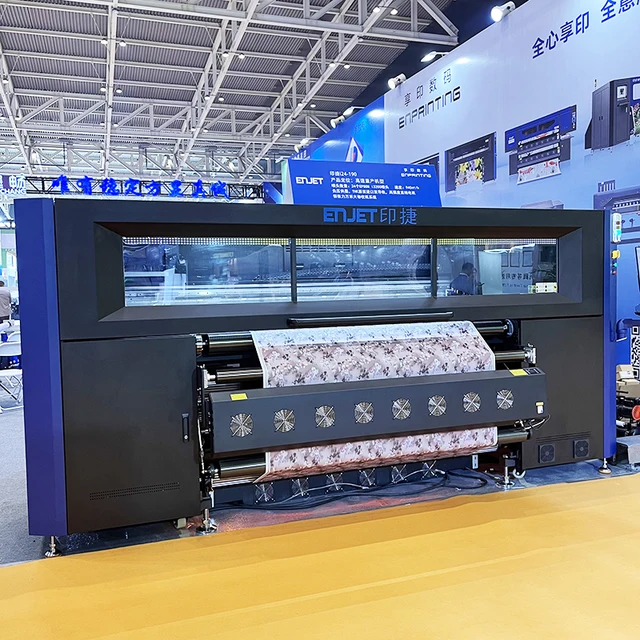 Heat Press Machine Sublimation Printer Used In Polyester Industry Textile 24 I3200 Heads Industrial Sublimation Printer