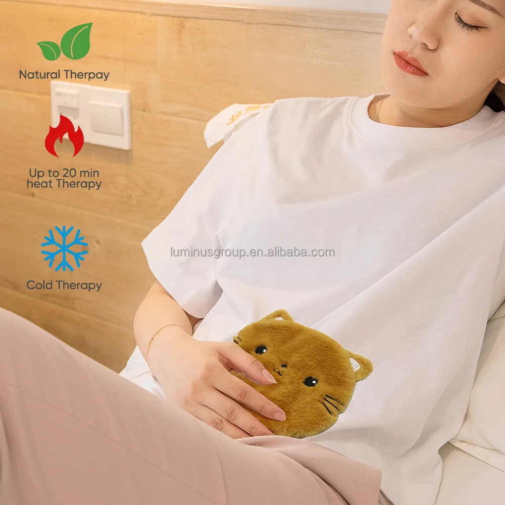 Microwavable Cat Stuffed Animal Shaped Microwave Heat Pad Body Comfort