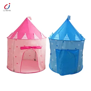 Hot Sale Castle Play House Kids Outdoor Toy Tents, Wholesale Play Tent Portable Prince Folding Castle Tent