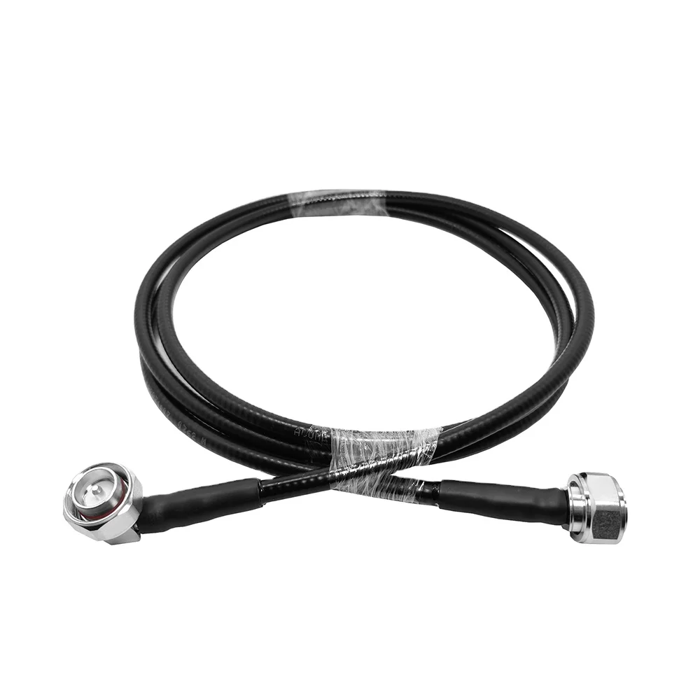 4.3-10 Male To 4.3-10 Male Right Angle Superflexible 14 Cable Assembly Coaxial Cable
