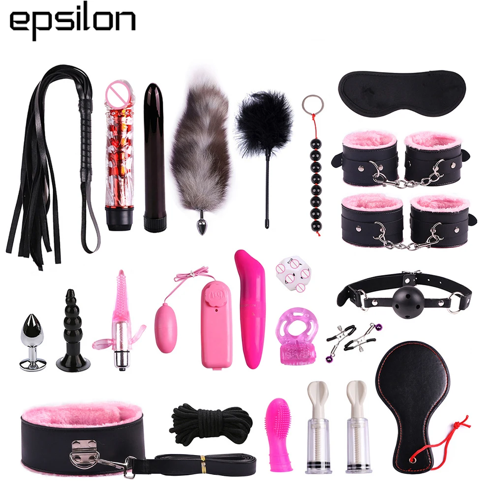 Wholesale Epsilon 23 pcs BDSM Sex toy roleplay games for role play cosplay restraint Game Adult Fetish Couples Bdsm Gag Women From m.alibaba