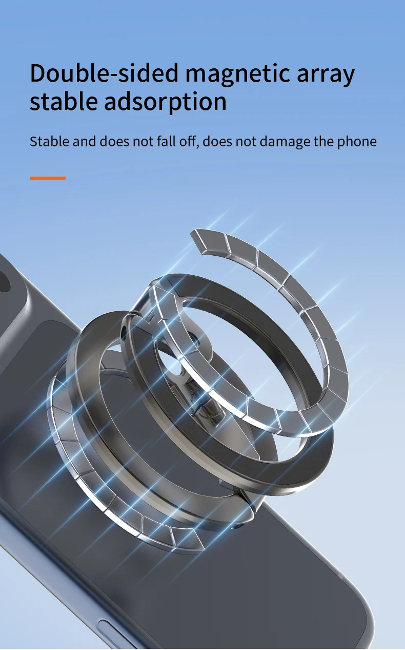Bendable Magnetic Smartphone Stand Adjustable Height Waterproof Anti Corrosion Desk Holder for Office Home