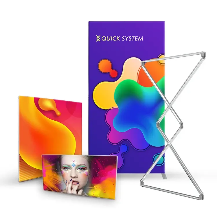 10s Montage Ohne Werkzeug Trade Show Booth Backdrop Faltbarer Modularer Ausstellungsstand Portable Flextile Display