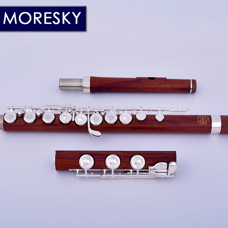 ⭐︎★Moresky 木製(エボニー)flute 17穴EメカMFL-202 Moresky 木製(エボニー)flute 17穴EメカMFL-202 - メルカリ