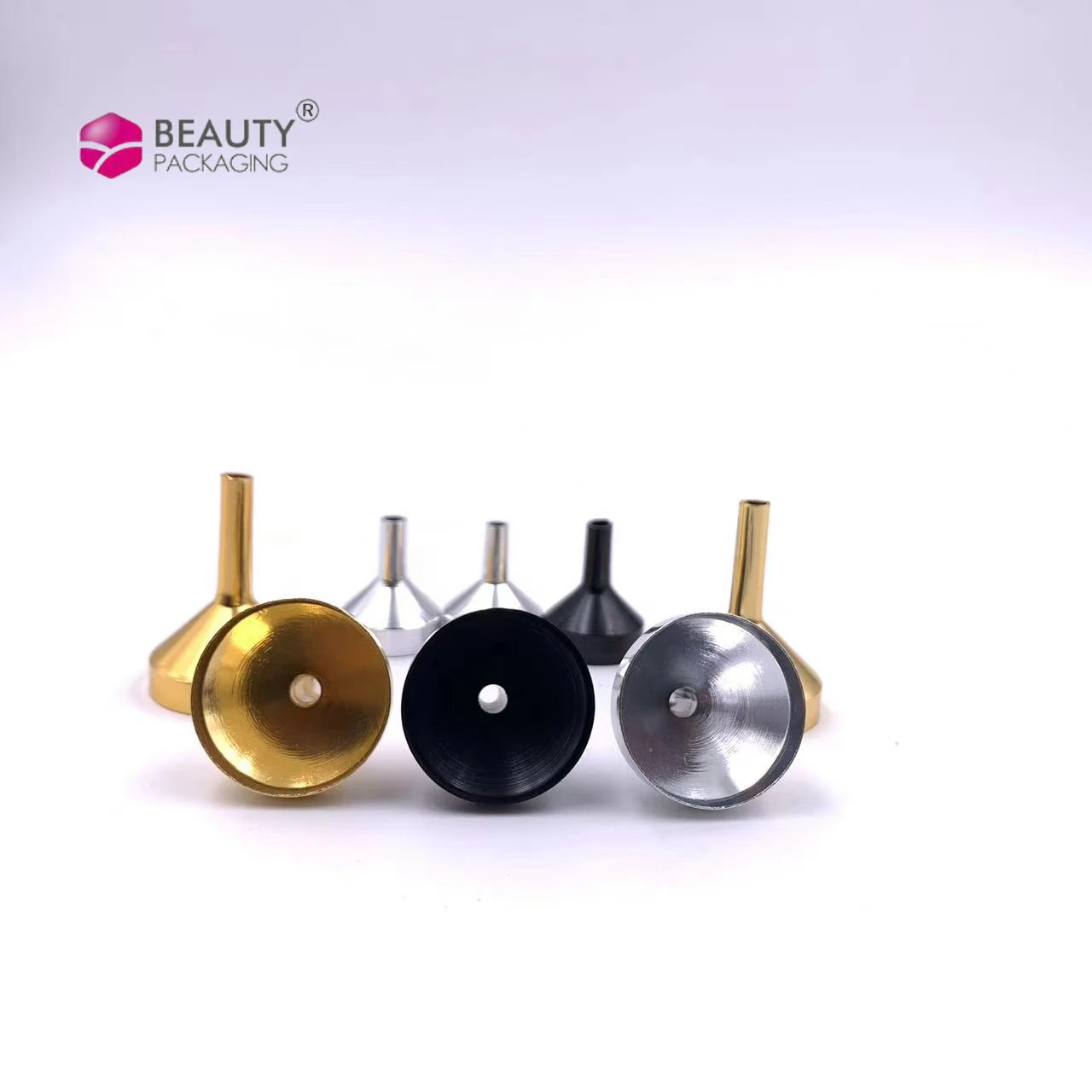 Порошковый гель для воды, косметический сменный матовый черный косметический наполнитель для духов, металлическая мини алюминиевая воронка, нержавеющая сталь