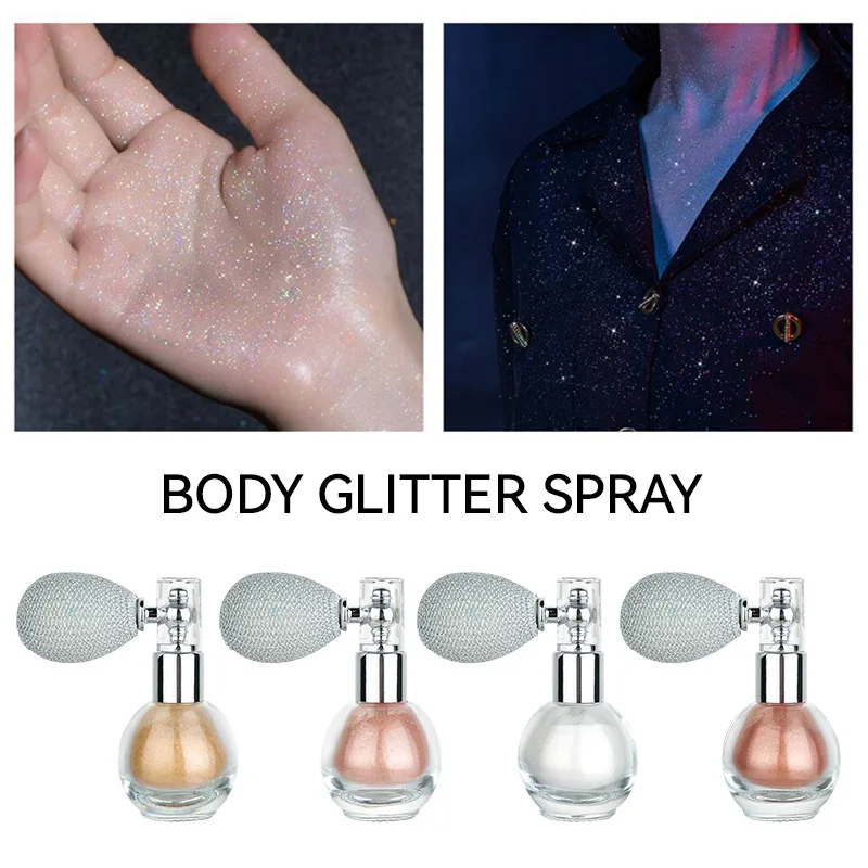 glitter spray for dress 2022 Temporary Glitter Spray, Body Shimmery Spray for Skin, Face, Hair –  ALIVER main image 0