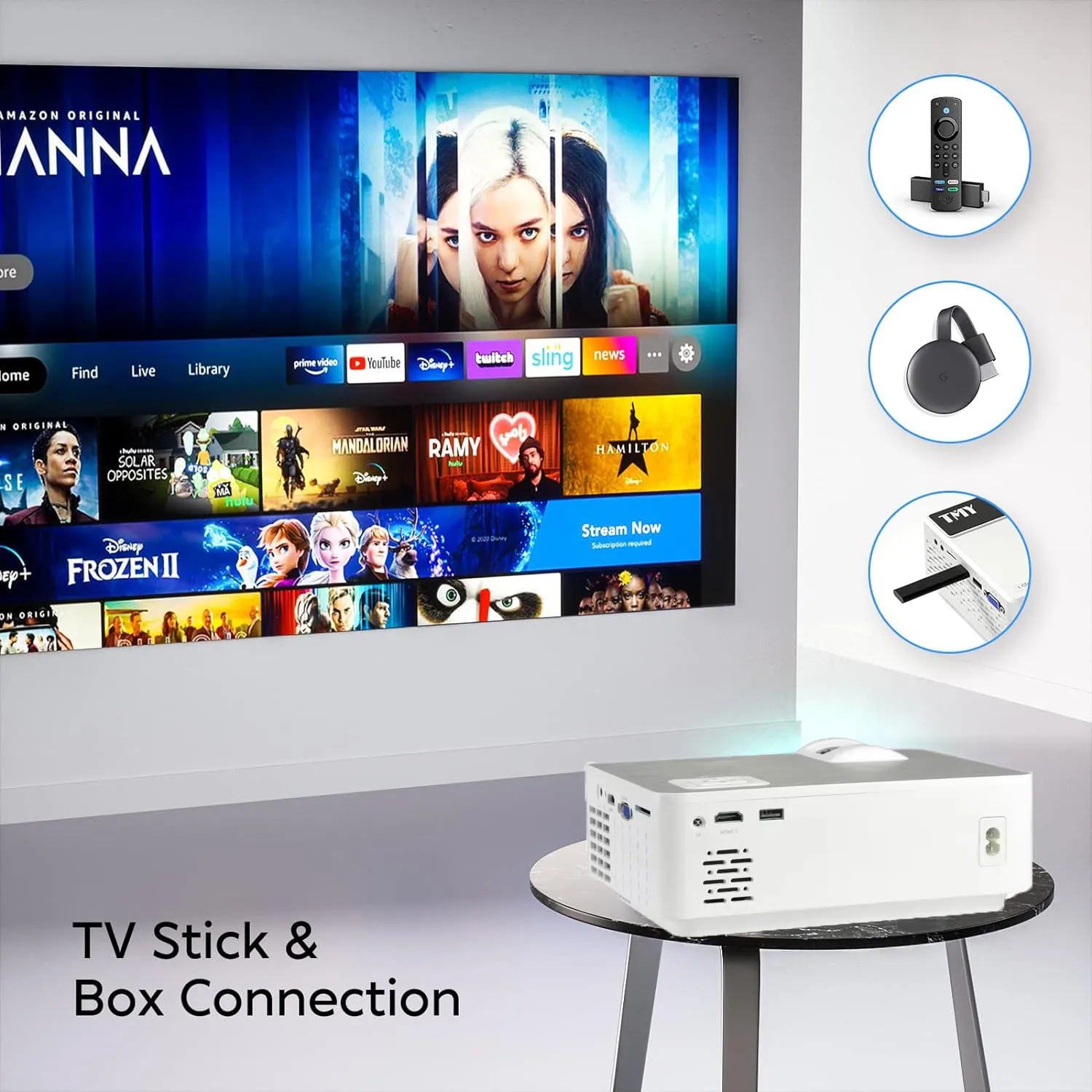 Alibaba Projector Professional Beamers Smart Projector Full hd 1080p High Brightness ...