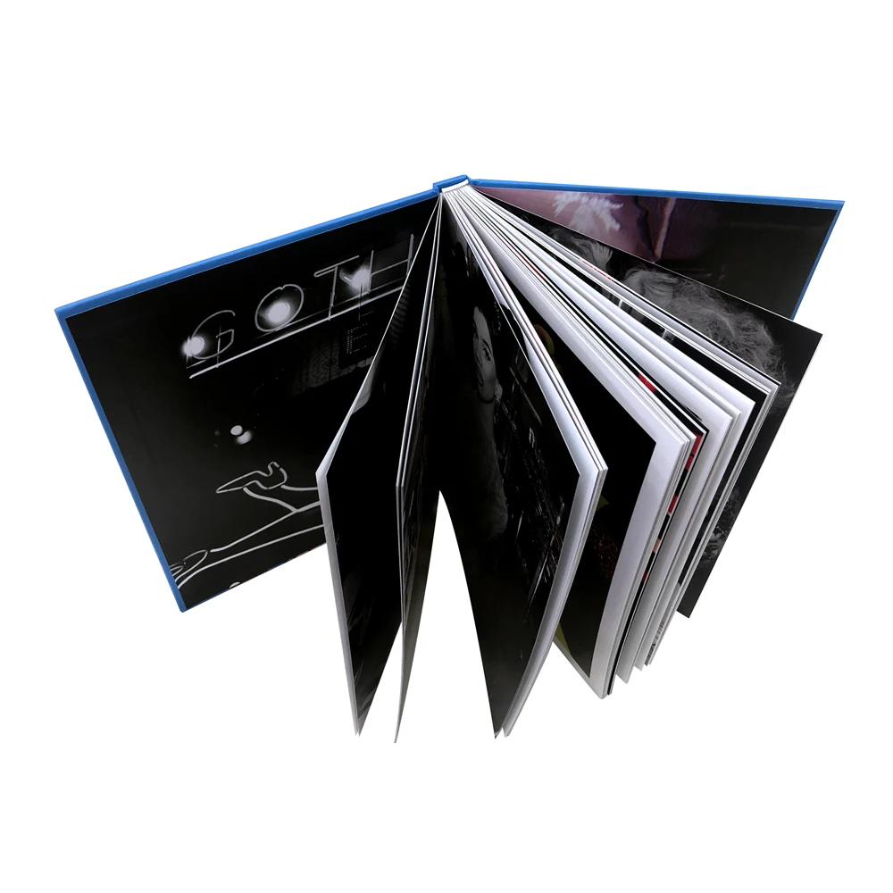 Artbook Custom Full Color Printing Gold Foil Stamping Hardcover Book