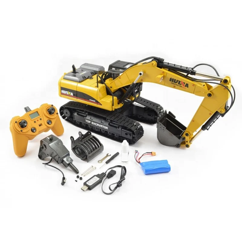 Huina RC Excavator 1/14 Scale Metal Remote Control Toy