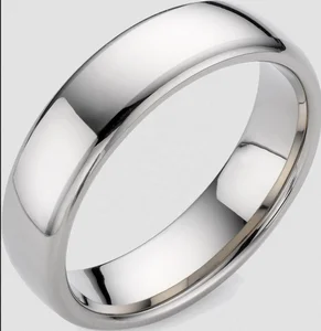 Customizable Anniversary Engraving Jewelry Engagement Plain Women Men Ring Sterling Silver