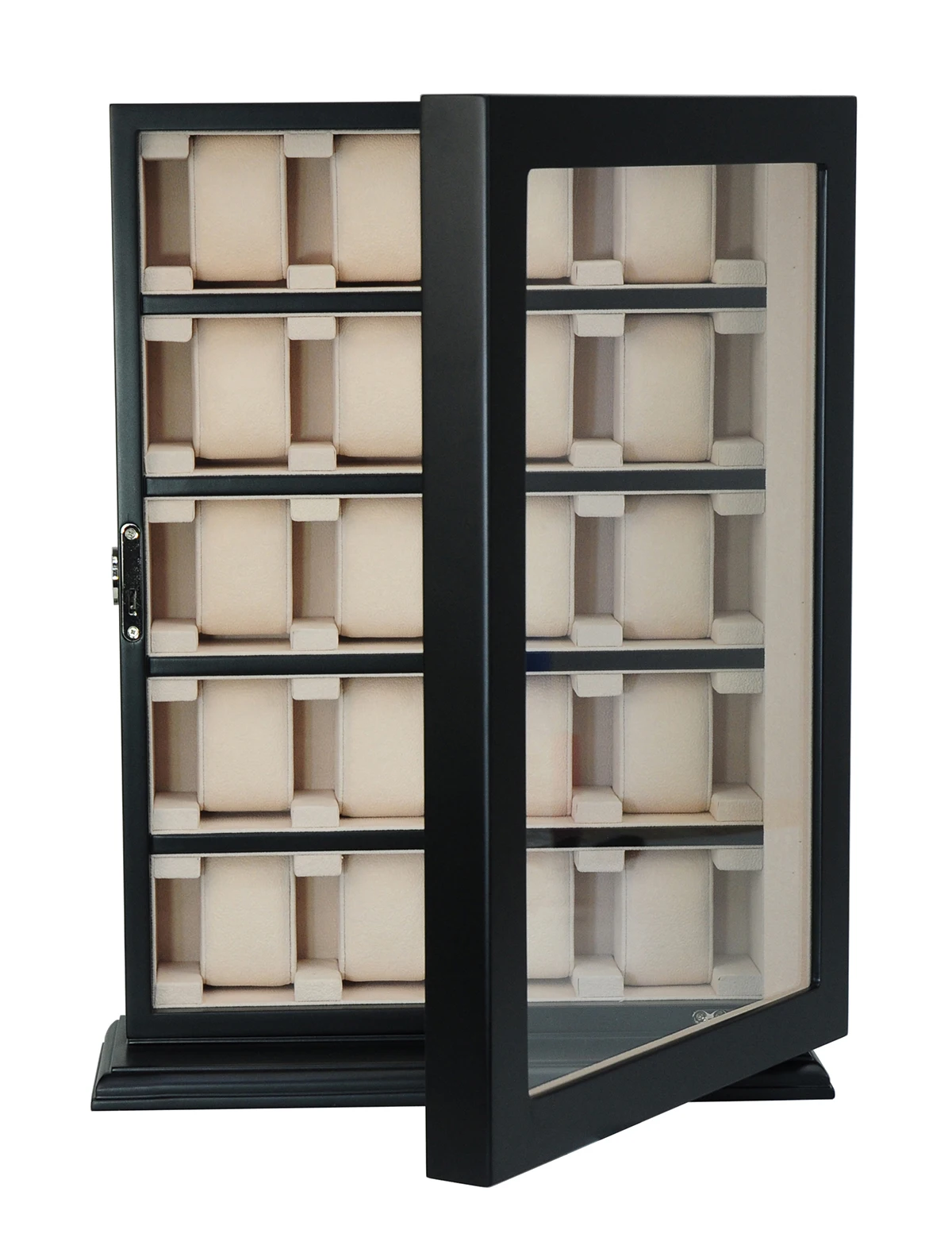 watch box cabinet display vertical wall Alibaba