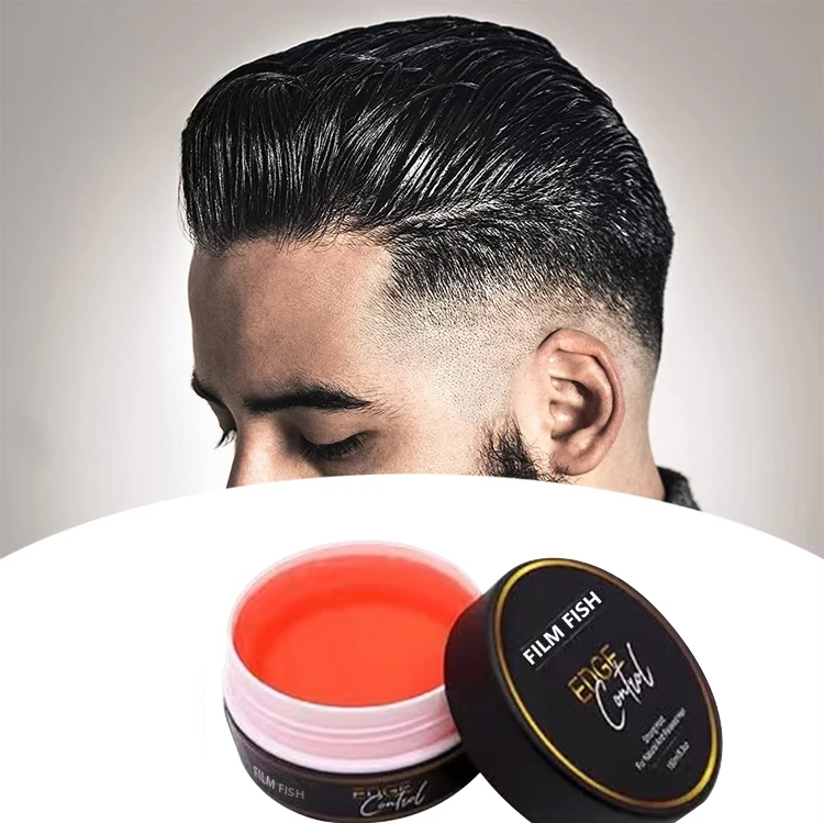 Hair Gel Strong Hold Thick Edges Styling Gel Non-Greasy  No White Cast Long Lasting Supports Hair Growth Natural Formula